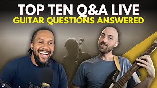 Top Ten Guitar Q&A Live with Jonathan Boyd