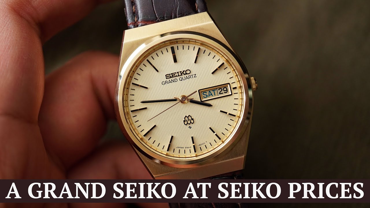 A Grand Seiko for Seiko money - Vintage Grand Quartz 9943-8000 - YouTube