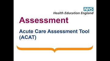 Induction - Assessment - ACAT