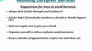 Caregiver Support   Tips to Help Those Who Give Care 06 20
