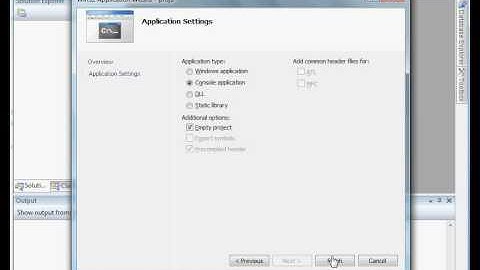 How to create a Visual C++ Project to use with 32 bit assembly language.