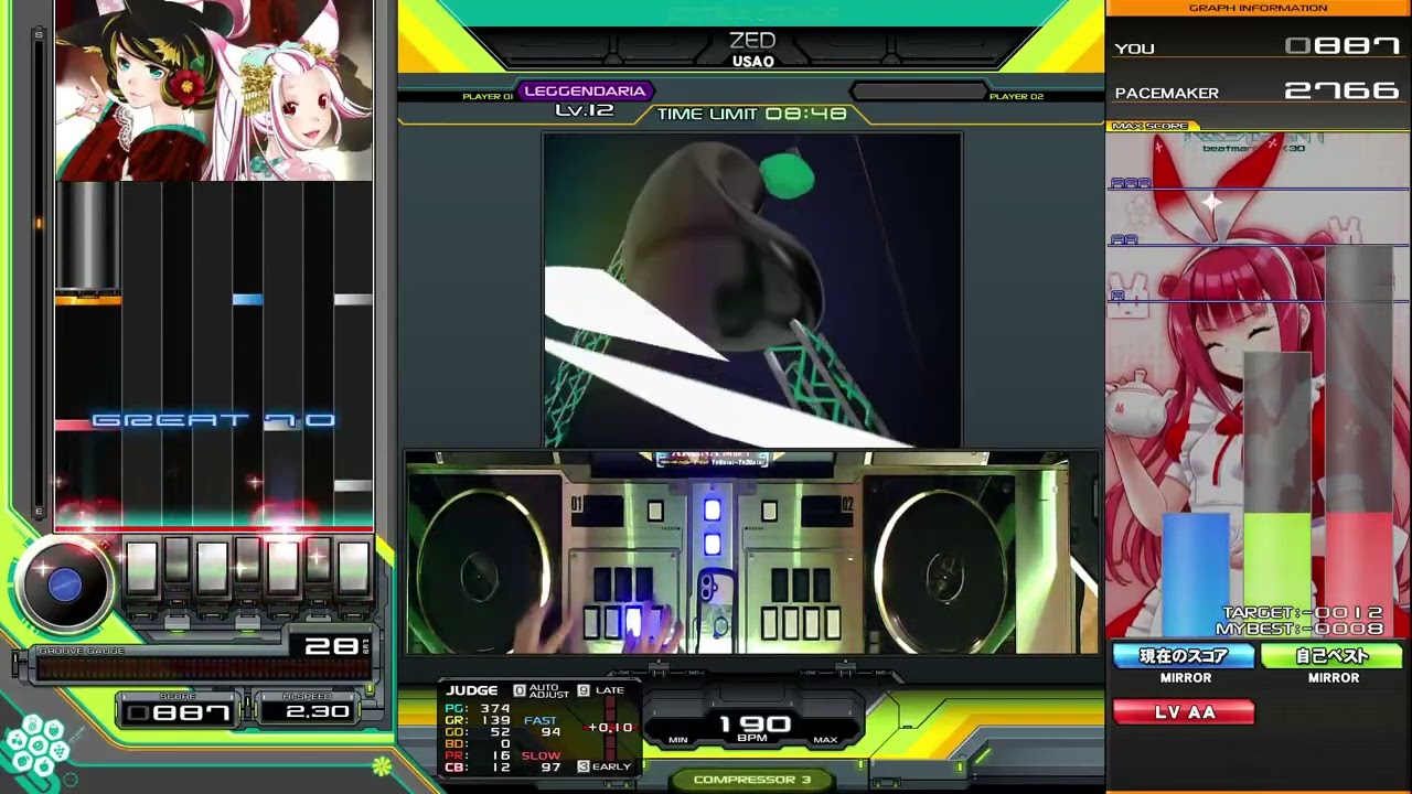beatmania IIDX】ZED / USAO - YouTube