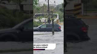 Construirán pozos de succión para reducir encharcamientos en avenida Universidad