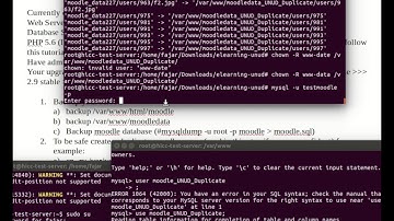Upgrade Moodle 1.9.7 to 3.2 testcase elearning.unud.ac.id local duplicate simulation