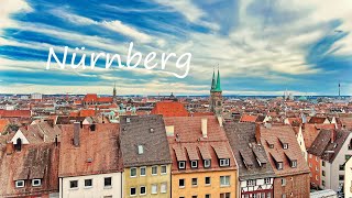 [4K] Ein Tag Nürnberg Bayern Stadtrundgang - Sehenswürdigkeiten