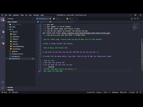 Hướng dẫn deploy app react lên heroku bằng github (phần 3)
