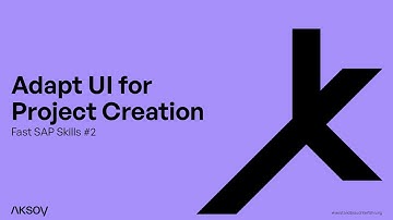 Simplify Project Creation in S/4HANA with Adapt UI