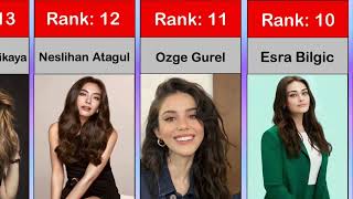 Top 20 Most Beautiful Turkish Actresses Of All Time