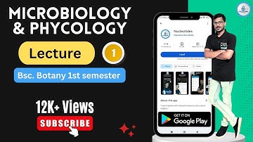Microbiologie en fycologie || College -1 || +3 1e semester (Plantkunde) || DSC-01 ||Bsc Plantkund...