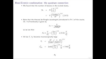 PHYS 3113 Lecture 12 - Bose-Einstein Condensation cont