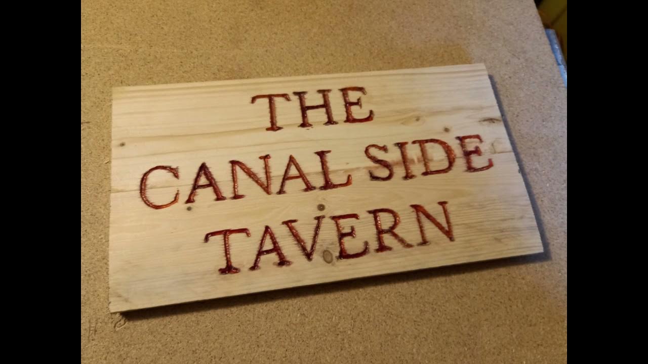 Carving Letters Into Wood Using A Dremel Rotary Tool YouTube