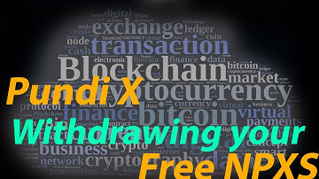 Pundi x Withdrawing your Bonus NPXS tokens