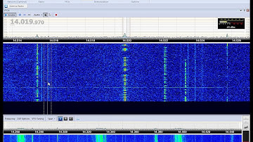 RTL-SDR dongle and upconverter