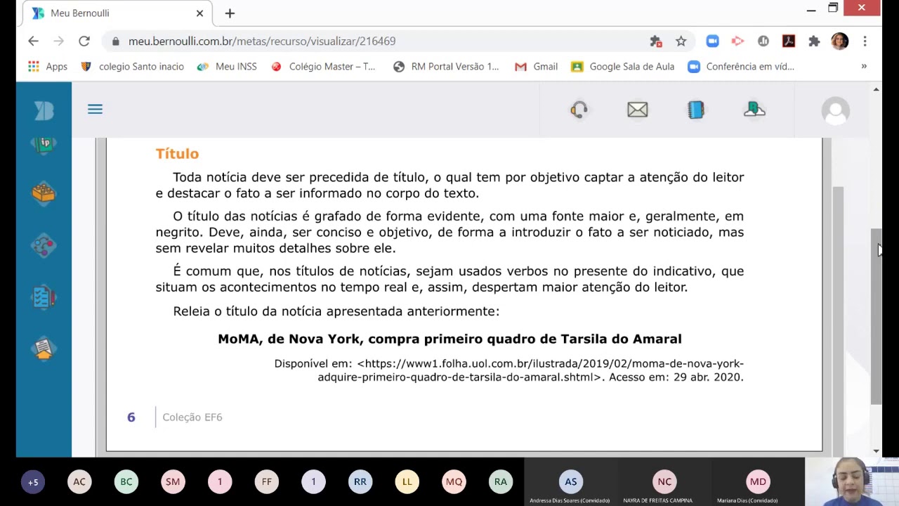 AULA ONLINE 6 ANO 2809 PROD TEXTUAL - YouTube
