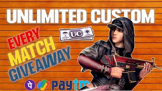 🔴 EVERY MATCH GIVEAWAY | BGMI LIVE UNLIMITED CUSTOM ROOMS | ROYAL PASS GIVEAWAY | CUSTOM ROOM LIVE
