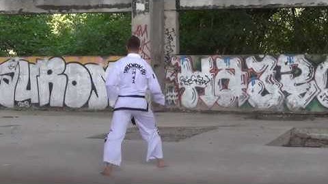 Saju makgi | Four direction block ( boční pohled/side view )