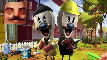 Hello Neighbor - New Neighbor Ice Scream 4 Normal Mini Rod Operator Act 2 Door Gameplay Walkthrough