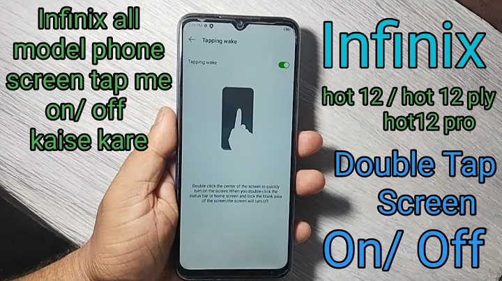 Infinix hot 12 Double Tap Screen On/Off Kaise kare & All infinix hot phone screen tap setting. 2025