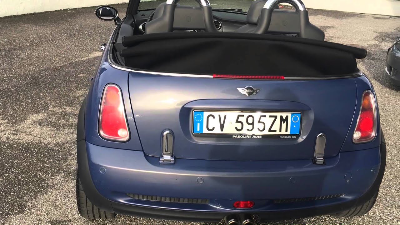 Mini Cooper S Cabriolet 170 Hp Usata In Vendita A Brescia Youtube