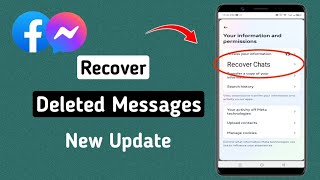 How to Recover Facebook Deleted Messages | Recover Fb Messenger Deleted Messages