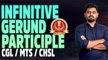 SSC Infinitive Gerund and Participle l CGL l CHSL l MTS l English Grammar