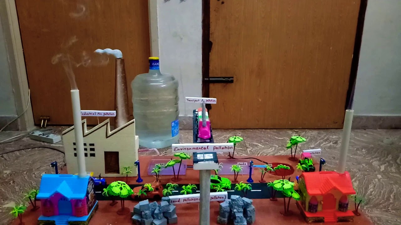 School Project - Air Pollution and Water Pollution Working Model (www ...