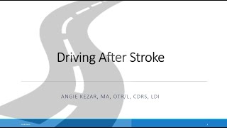 Driving after Stroke