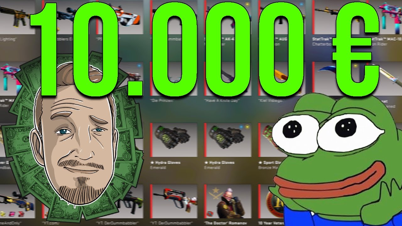 10000€ CS:GO INVENTORY SHOWCASE | Die teuersten Cs:Go Skins darin - YouTube