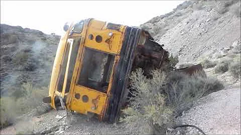 Susan Powell outside the  mines behind Topaz mount...