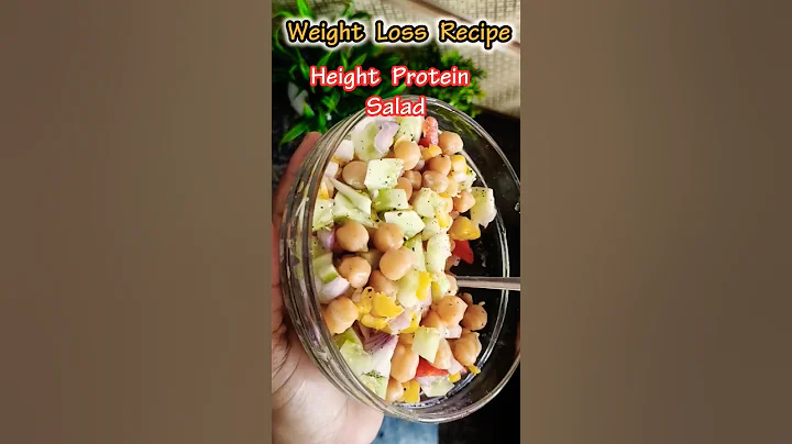 High Protein Salad|weight loss recipe|Chickpea Salad|#trending #weightloss#food#salad #vibe #chana