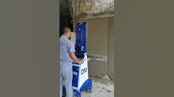 #rendering #machine #plastering #plasteringwork #renderings #automatic #wall