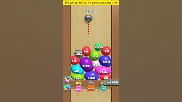 99% will get fail 😭... 1% genius can solve it 😎... Blob Merge 3D... 1024M 👍