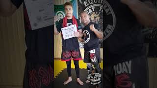 exame de graduação de Muay Thai Mestre Manoelzinho DM Fight