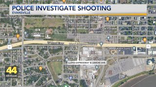 Victim taken to hospital after shooting in Evansville