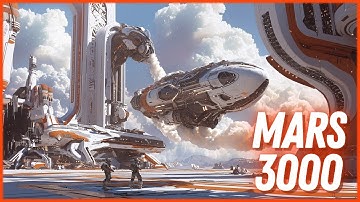 Life on Mars in 3000 | Futuristic Sci-Fi Animation | AI-Generated MidJourney & Hailuo AI