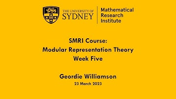 Modular Representation Theory: Week Five