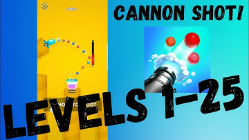 CANNON SHOT! Levels 1-25 Walkthrough