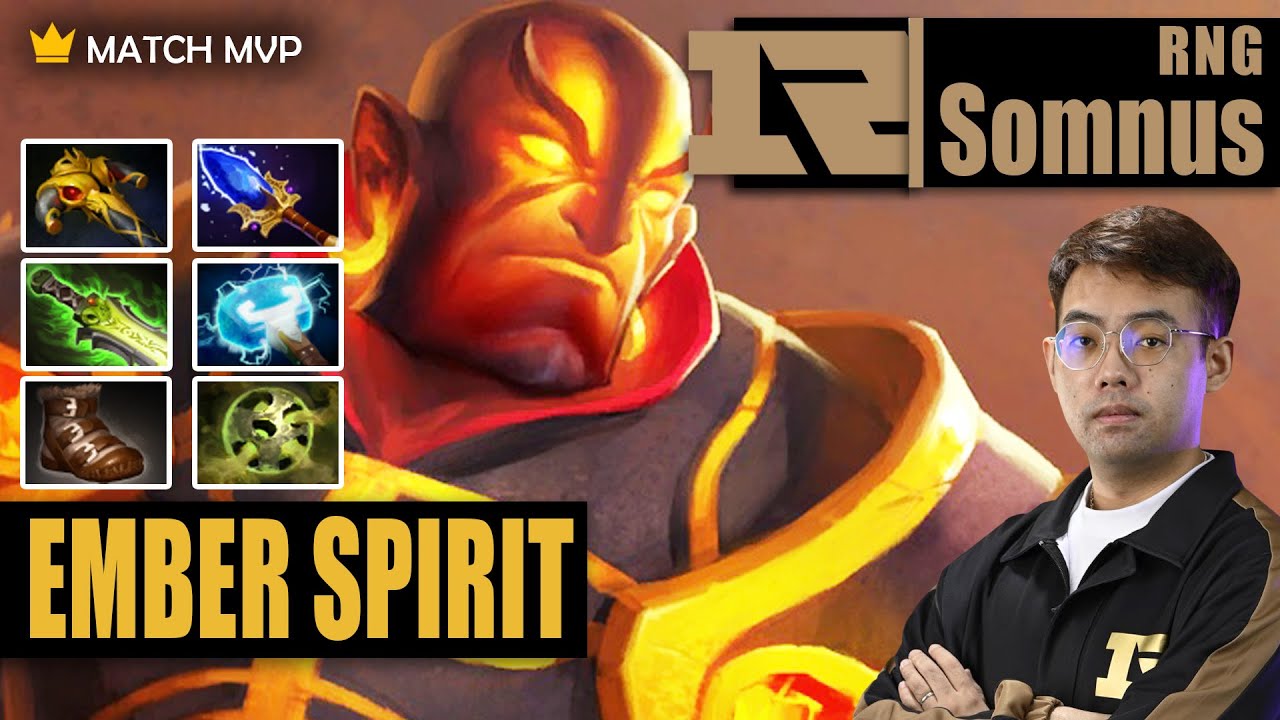 Ember Spirit Mid | RNG.Somnus | OMG SOMNUS EMBER SPIRIT SHOWS NO MERCY | 7.32b Gameplay Highlight
