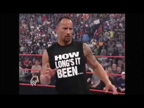 WWE The Rock and Stone Cold and Mick Foley Funny moment