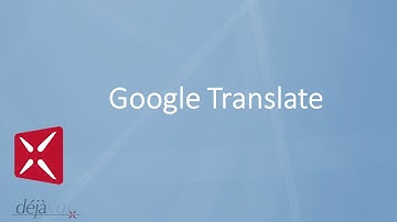 Déjà Vu X2 - Google Translate