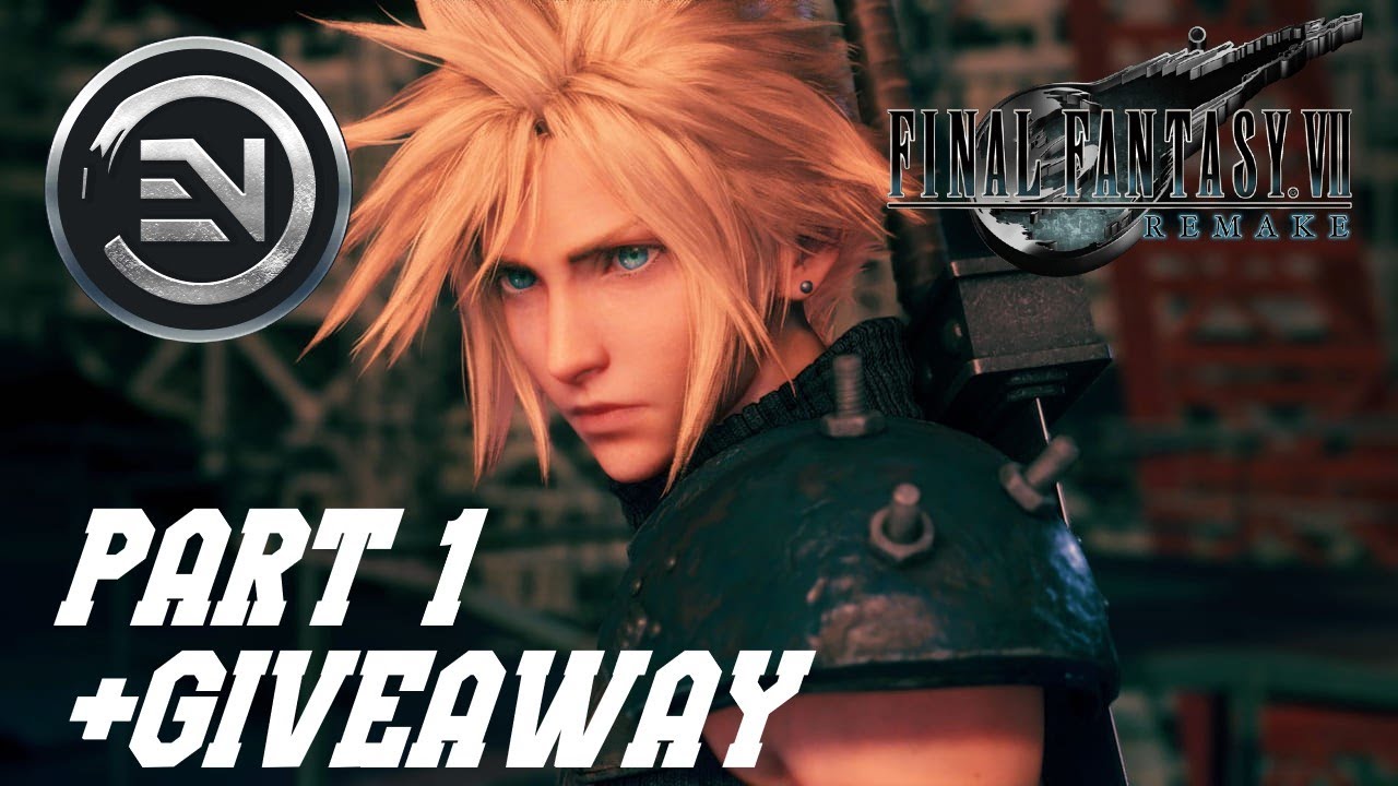 Final Fantasy VII Remake Walkthrough Part 1 Giveaway YouTube