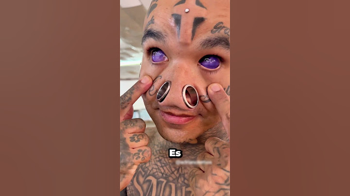 Tatuaje en el ojo 😨