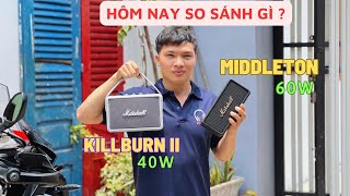Marshall Middleton vs Kilburn ii SOLO - Chọn loa nào đây ?