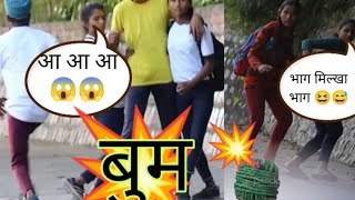 Best Reaction Fire Crackers In Public Prank Part-3