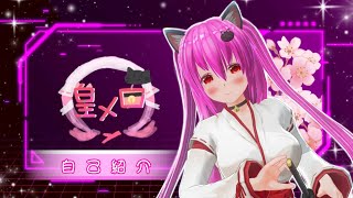 「【皇 メロ🐈🍎🎮愛刀Vtuber／自己紹介】」のサムネイル
