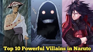 Top 10 Powerful Villains in Naruto (தமிழ்) | Molotovboy