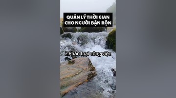 Quản lý thời gian cho người bận rộn 1