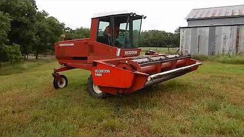 1983 Hesston 6450  windrower for sale at auction | bidding closes August 4, 2021