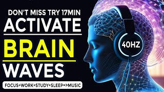 40 Hz Bealing Frequency  40 Hertz Binaural Beats Music  to Activate Gamma Brain Waves