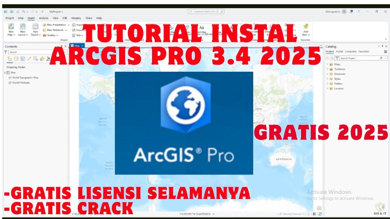 Tutorial Install ArcGis Pro 3.4 Gratis 2025